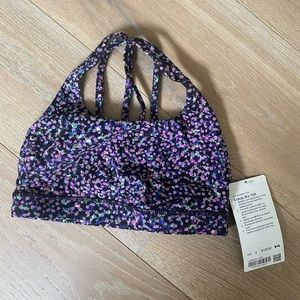 Lululemon Seawheeze reflective energy bra size 6 NWT